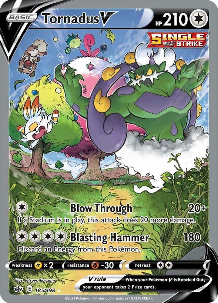 Tornadus V Alternate Full Art 185/198