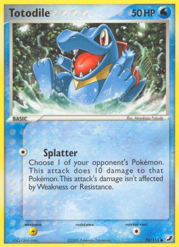 Totodile 78/115 card