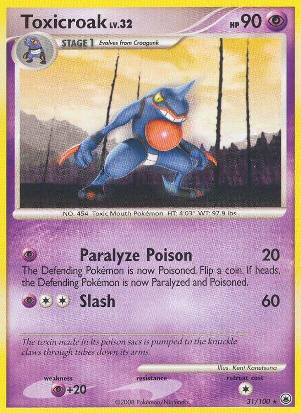 Toxicroak 31/100 carta