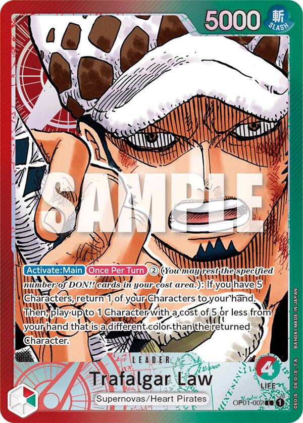 Trafalgar Law 002 Parallel OP01-002