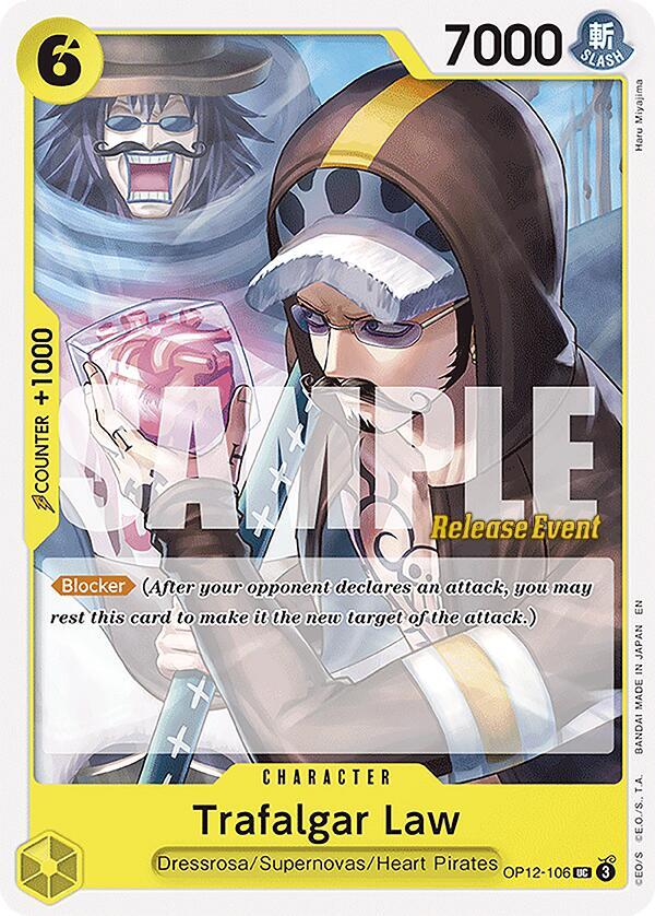 Trafalgar Law 106 OP12-106 card