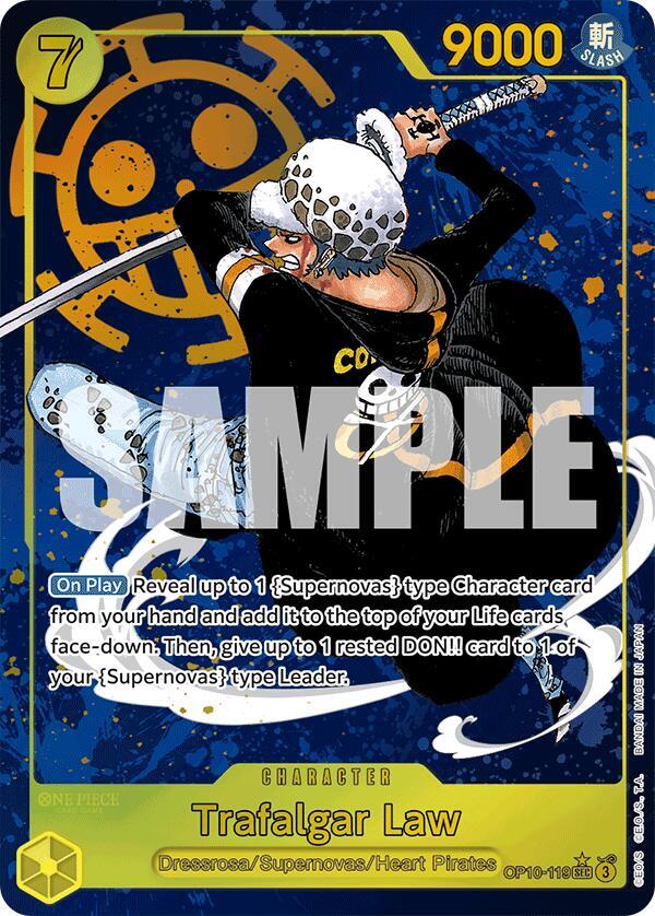 Trafalgar Law 119 Parallel OP10-119 carta