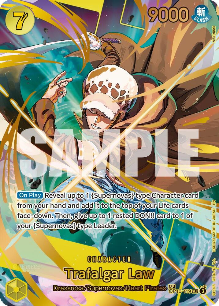 Trafalgar Law OP10 119 SP carta