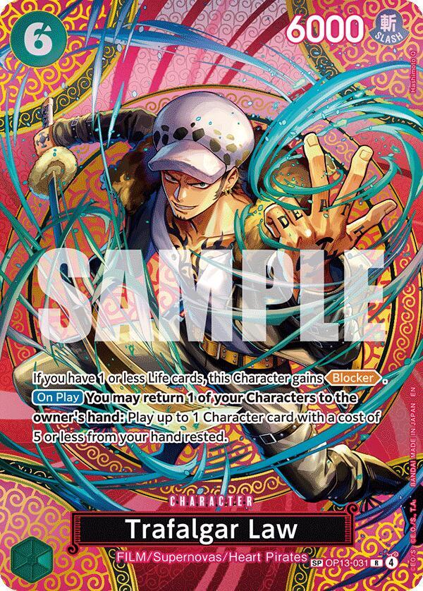 Trafalgar Law SP OP13-031 card