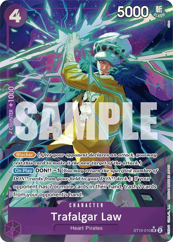 Trafalgar Law ST10 010 Alternate Art card