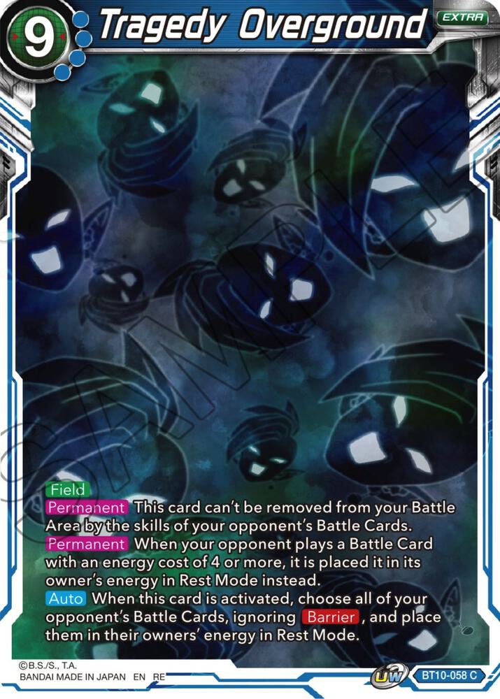 Tragedy Overground Reprint BT10-058