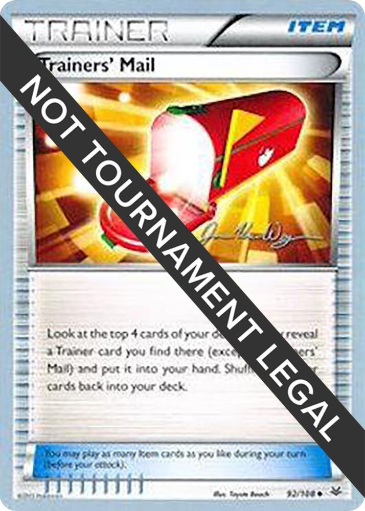 Trainers Mail 2015 Jacob Van Wagner 92/108 carta