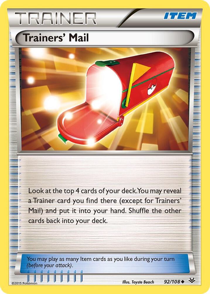Trainers Mail 92/108 card