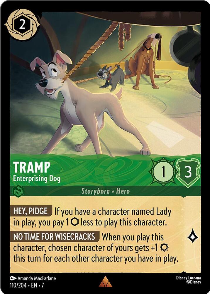 Tramp Enterprising Dog 110/204 carta