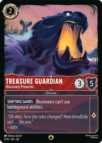 Treasure Guardian Illusionary Protector 5/35 card