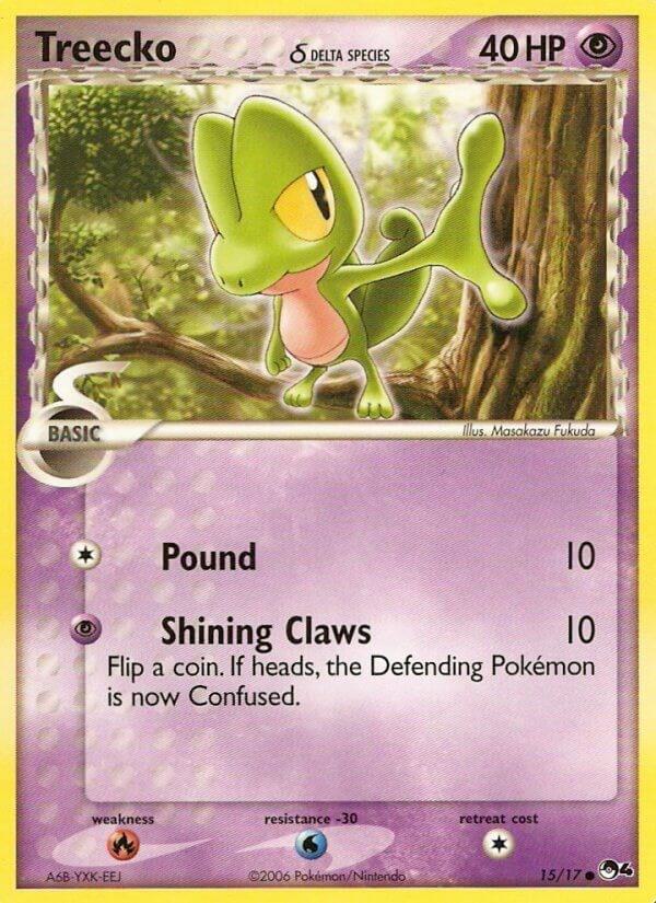 Treecko Delta Species 015/017 card