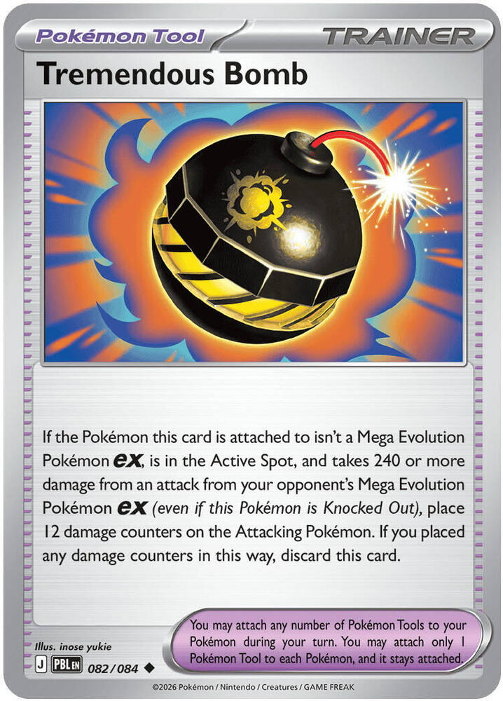 Tremendous Bomb 082/084 card