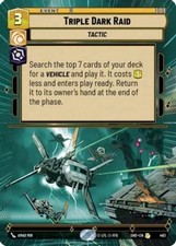 Triple Dark Raid Hyperspace 463 card