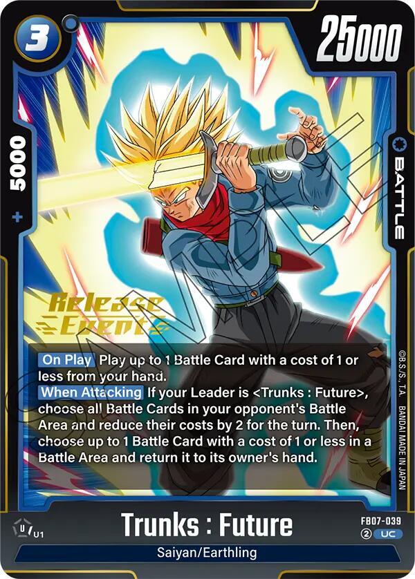 Trunks Future FB07-039 carta
