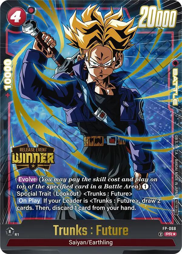 Trunks Future FP 068 Release Event Winner