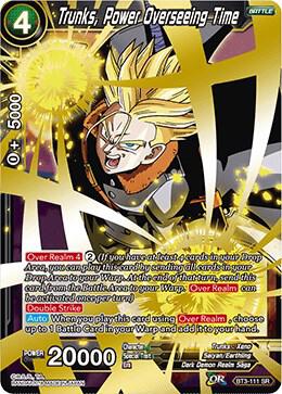 Trunks Power Overseeing Time BT3-111 carta