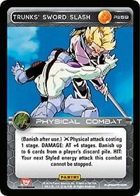 Trunks Sword Slash R159 card