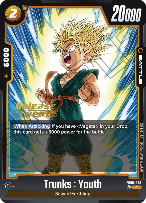 Trunks Youth FB09-086 card