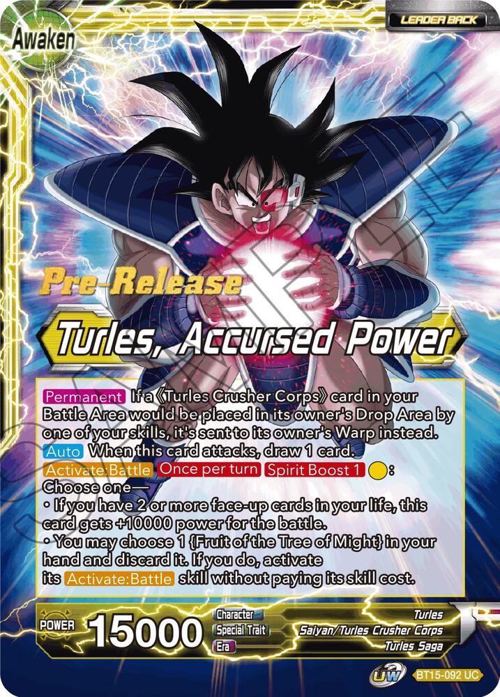 Turles Accursed Power BT15-092
