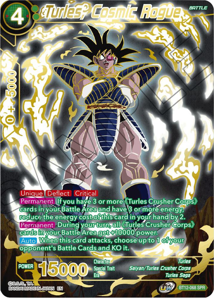 Turles Cosmic Rogue SPR BT12-068