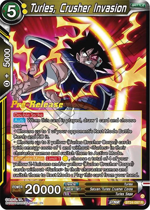 Turles Crusher Invasion BT24-097