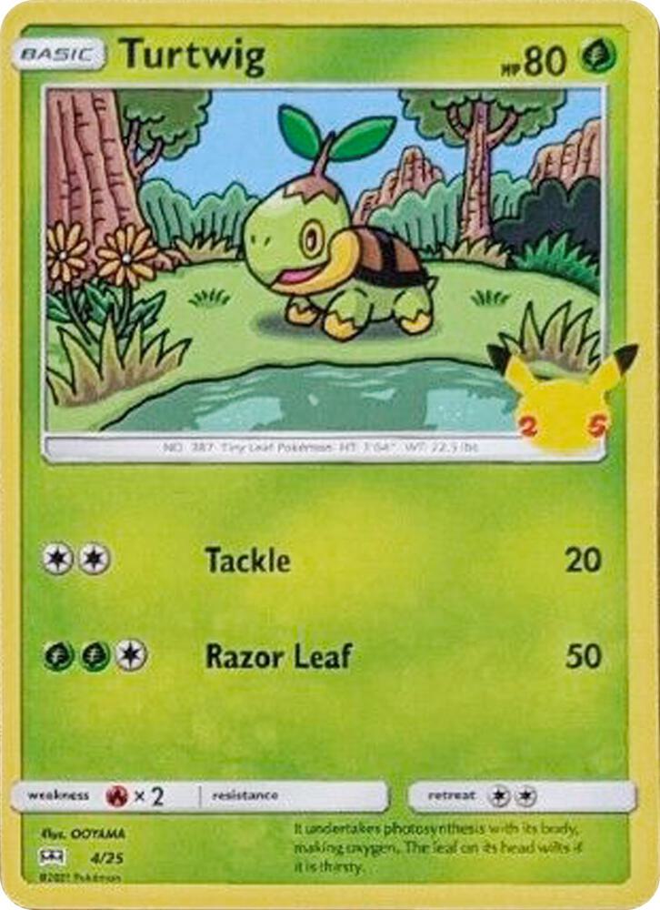 Turtwig 4 25 004/025