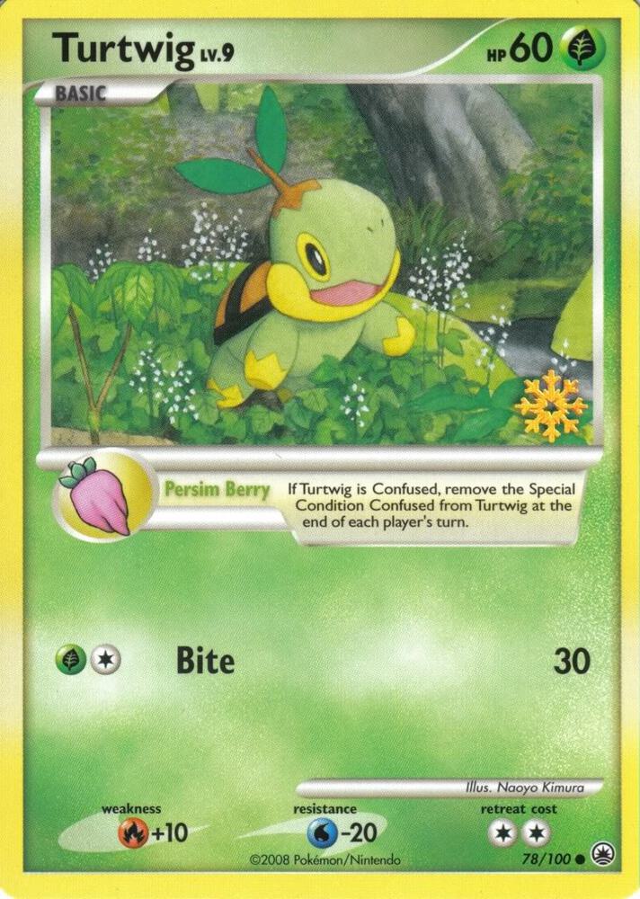 Turtwig 78 100 078/100 card