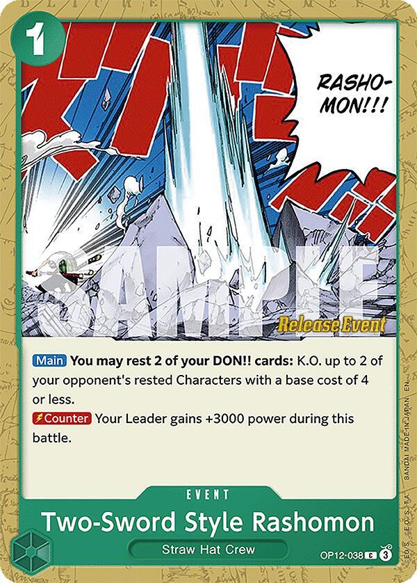 Two Sword Style Rashomon OP12-038 card