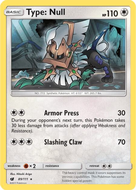 Type Null 89 111 SM Crimson Invasion 089/111 card
