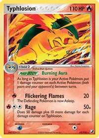 Typhlosion 17 115 EX Unseen Forces 017/115 card