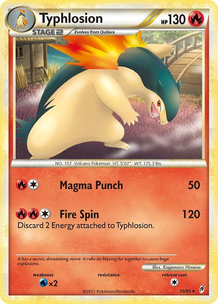 Typhlosion 35/95 card