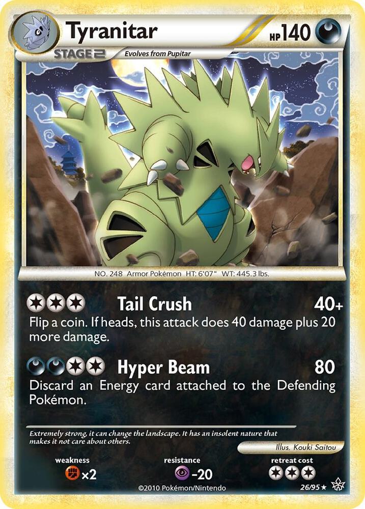 Tyranitar 26/95 card