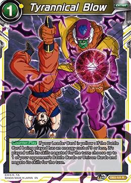 Tyrannical Blow DB3-101 card