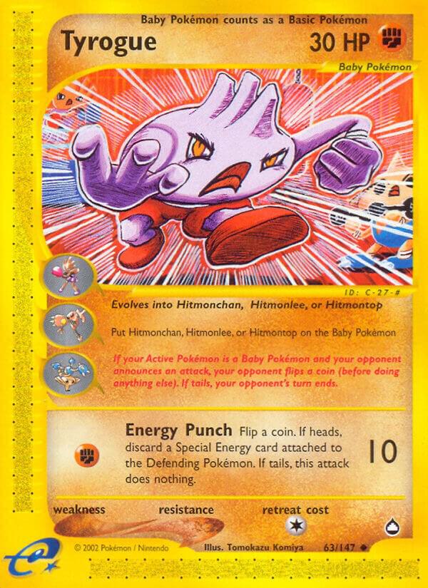 Tyrogue 063/147 card
