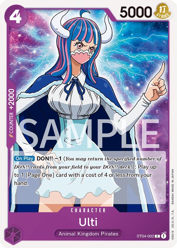 Ulti ST04-002 carta