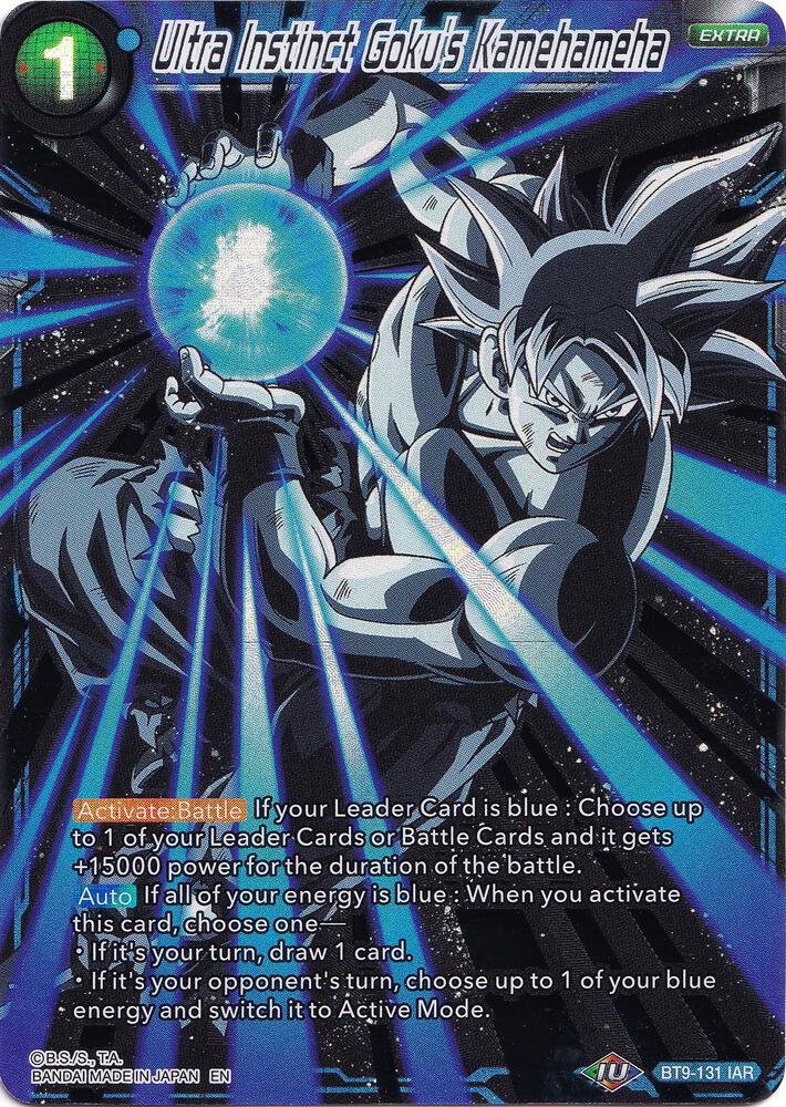Ultra Instinct Gokus Kamehameha BT9-131
