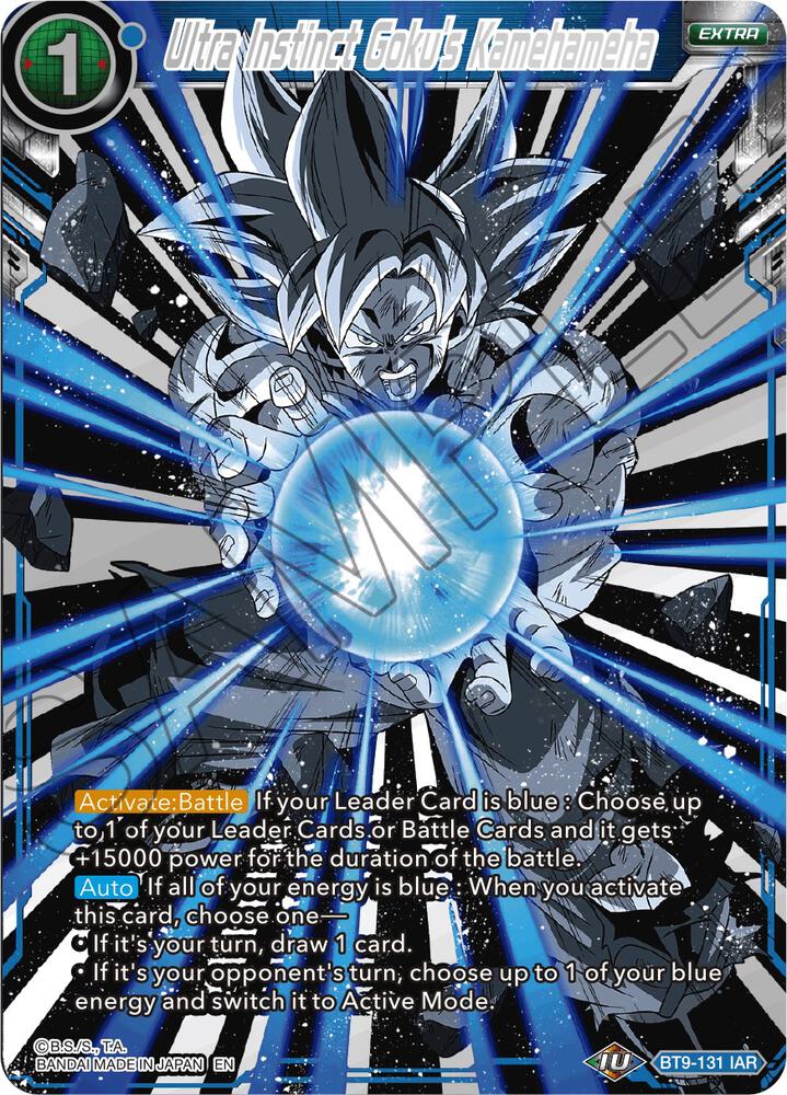 Ultra Instinct Gokus Kamehameha BT9-131
