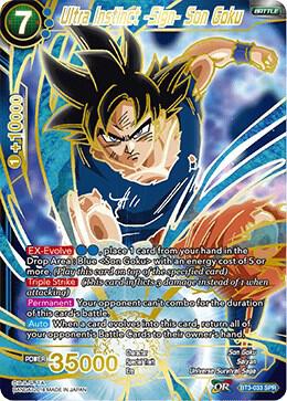 Ultra Instinct Sign Son Goku BT3-033 carta
