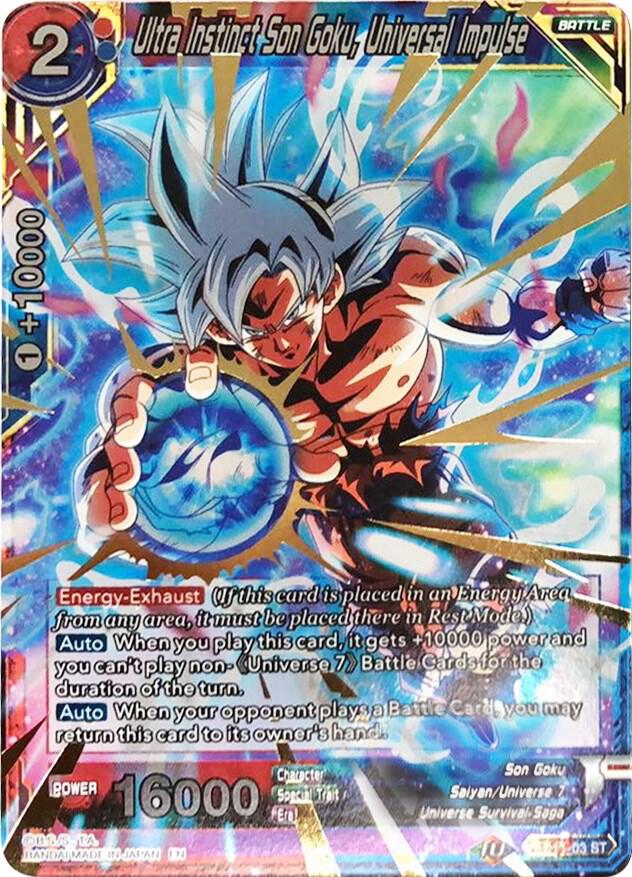 Ultra Instinct Son Goku Universal Impulse SD11-03 carta