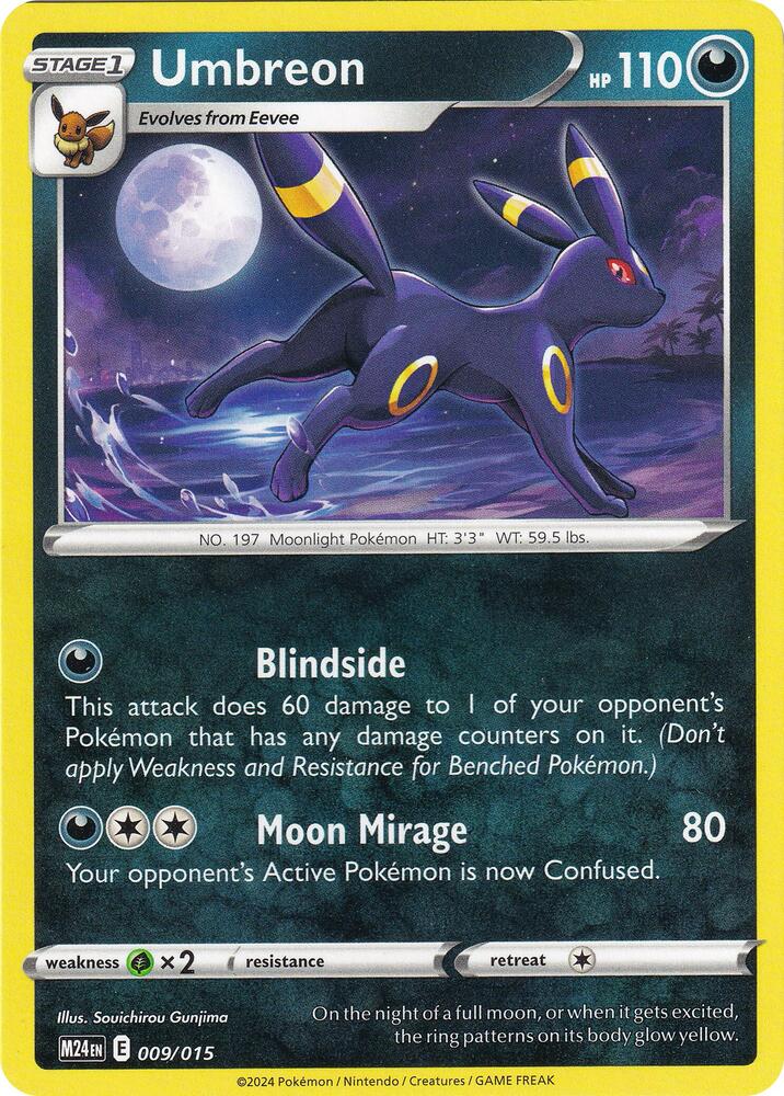 Umbreon 009/015 carta
