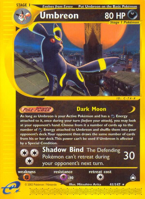 Umbreon 041/147 card