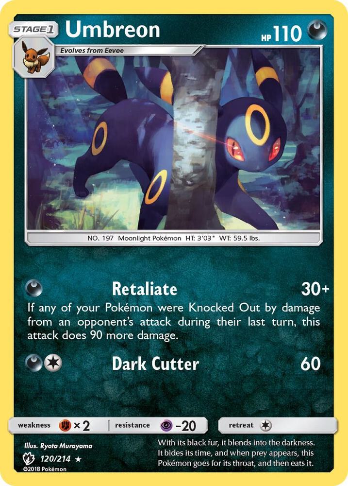 Umbreon 120/214 card