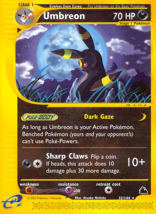 Umbreon 32 032/144 card