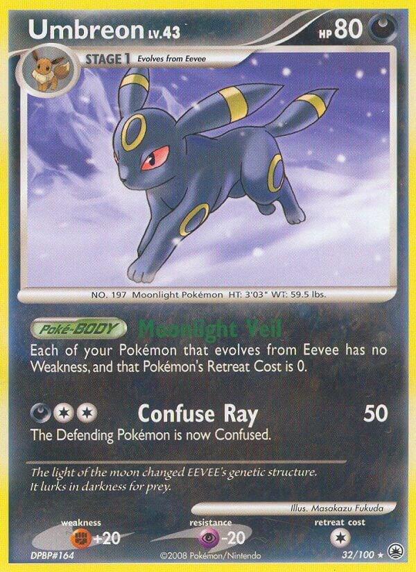Umbreon 32/100 card