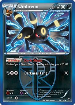 Umbreon 64 116 064/116 card