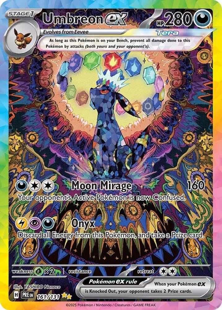 Umbreon ex 161/131 card