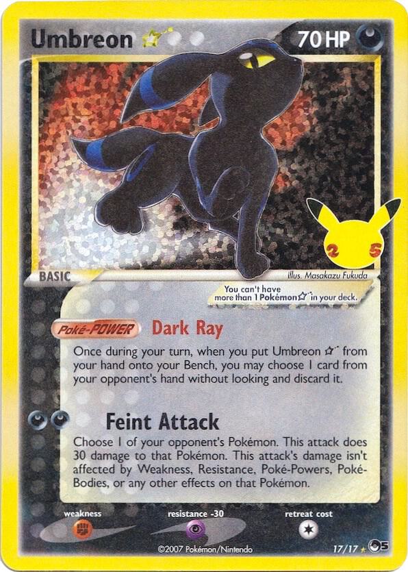 Umbreon Star 17/17