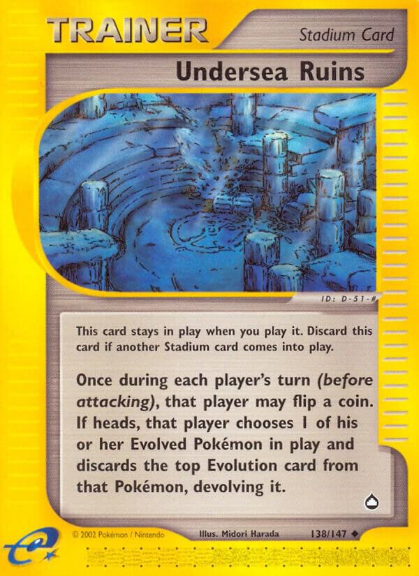 Undersea Ruins 138/147 card
