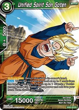 Unified Spirit Son Goten Foil EX01-05