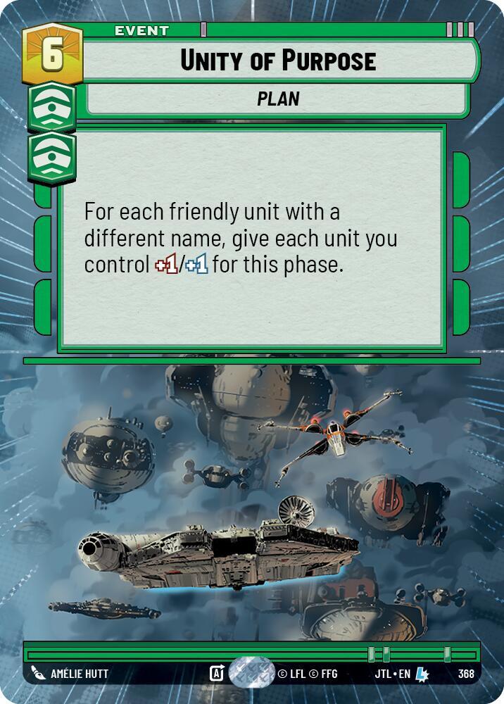 Unity of Purpose Hyperspace 368 card